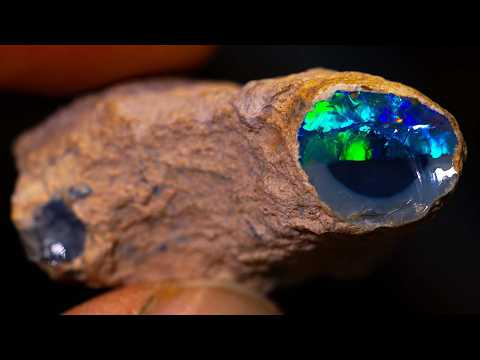 Could this rough opal be the cut of the year? I'm going in