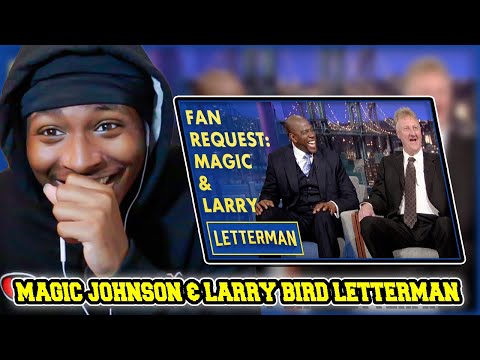 LARRY BIRD IS FUNNY! Reacting to Magic Johnson & Larry Bird | Letterman