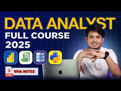 Data Analytics Full Course 2025 | Data Analyst Full Course 2025 | Data Analyst Course in Hindi 2025