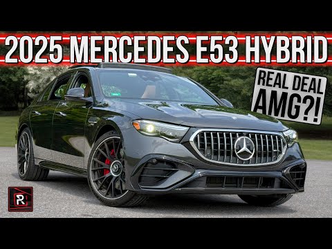 The 2025 Mercedes-AMG E53 Hybrid Is A Speedy Luxury Sedan That Finally Deserves Its AMG Badge