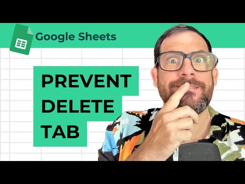 How to Prevent Delete Tab