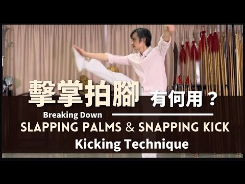 Kicking Technique Breaking Down Slapping & Snapping Kick 腿法 擊掌拍腳有何用？