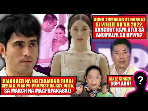 WALA NANG URUNGAN ANG KASAL NINA GERALD AT JULIA!❗WILLIE, PAPASOK PA RIN KAYA ULI SA PULITIKA?❗