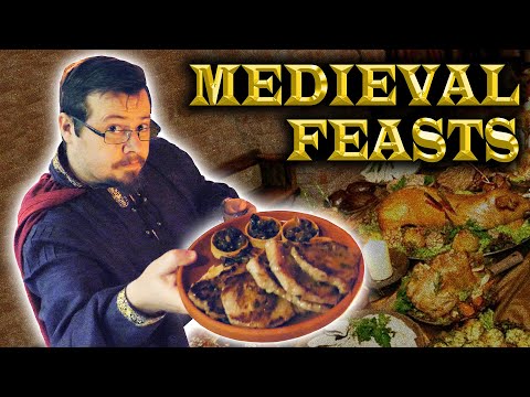 Medieval Misconceptions: FEASTS, DINING, ETIQUETTE and FOOD, filmed at the Abbey Medieval Festival