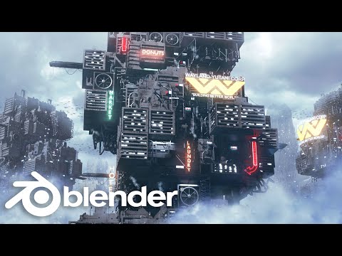 How to Create Sci-Fi Cyberpunk Buildings in Blender