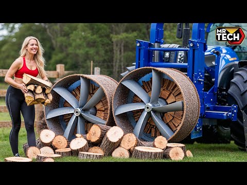 30 Mind-Blowing Firewood Processing Machines in Action! | Homemade Modern Chainsaw Machines #37