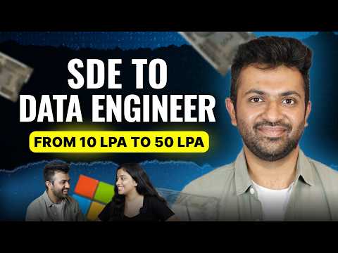 I Switched to Data Engineer and 5x my Salary to 50 LPA🔥 Microsoft