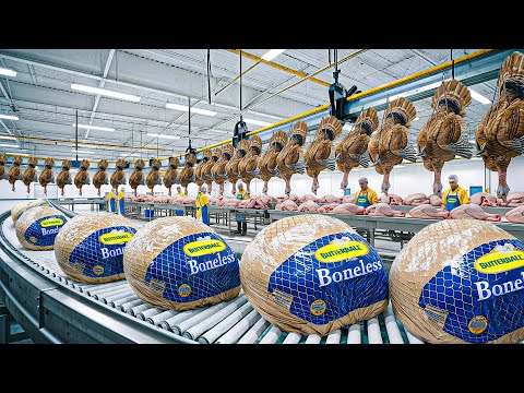 How Butterball Whole & Boneless Thanksgiving Turkeys Are Made In Factory
