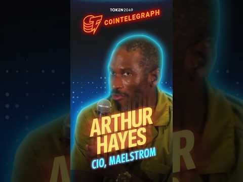 Tether is the best bank in human history!  - Arthur Hayes at Longitude by Cointelegraph #shorts