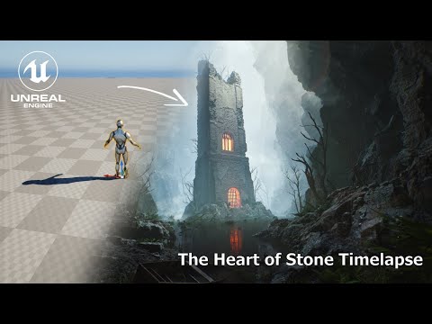 Speed Level Design UE5 - The Heart of Stone | Timelapse