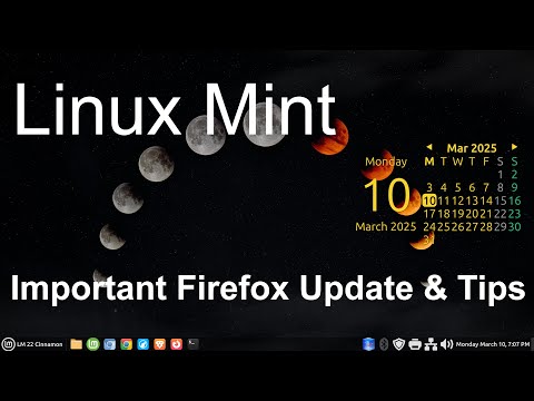 Linux Mint - Important Firefox Update &amp; tips.