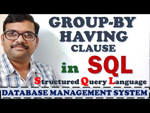 GROUP BY & HAVING CLAUSE IN SELECT COMMAMD || SQL COMMANDS || GROUP BY || HAVING || SQL || DBMS