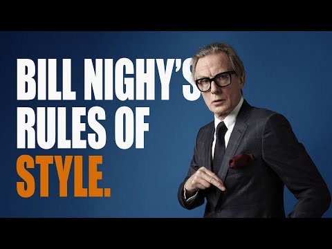 Bill Nighy shows us how to style a grey suit in Living.