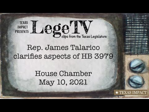 Rep. James Talarico clarifies aspects of HB 3979