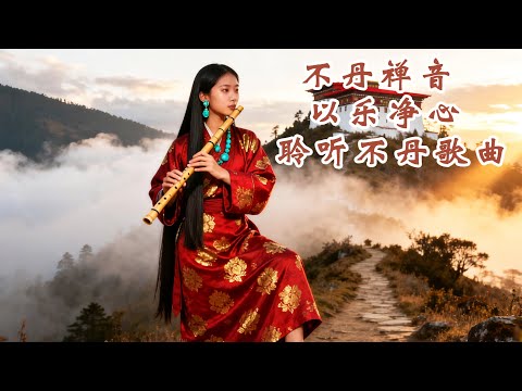 🎧 从帕罗山谷到廷布古堡，让不丹的风携着经幡的祈福与村落的炊烟漫进呼吸。以不丹竖琴、铜铃、空灵竹笛与暮鼓经声交织的禅意声场，节奏舒缓适配冥想、安神、诵经、静坐与入眠。