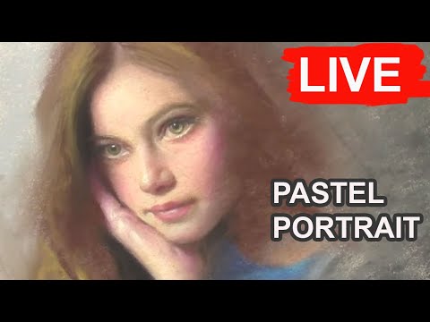 Live Pastel Portrait - Mackenzie Foy