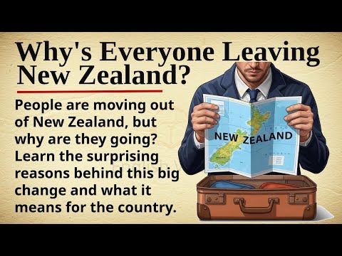 Why's Everyone Leaving New Zealand? || 🇳🇿✈️ Learn English Through Story Level 2 || Graded Reader 🎧