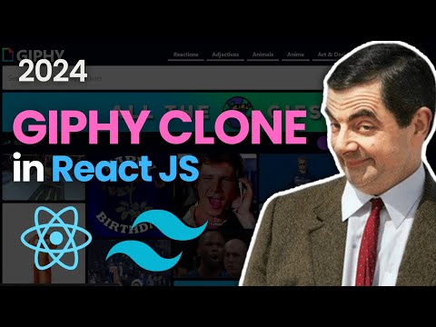 GIPHY Clone with React JS and Tailwind CSS Tutorial 🔥🔥