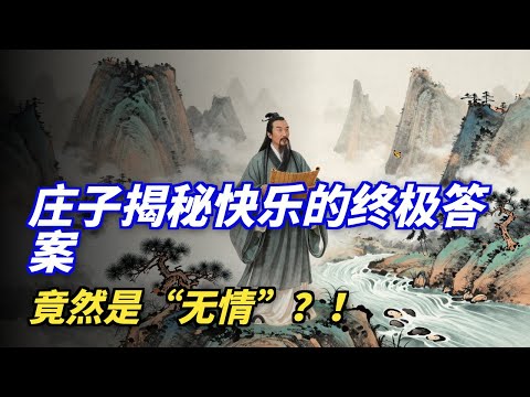 庄子:如何获得真正的“快乐”?答案就两个字:“无情”! #庄子 #快乐 #无情 #人生境界