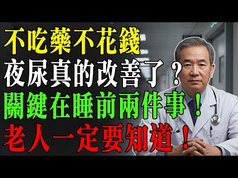 不吃藥、不花錢，夜尿竟然改善了？關鍵就在睡前這2件小事！