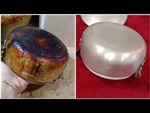 تحضيرات رمضان 2025تلميع الأواني بمكون واحد 👌 بدون مجهود في 5 دقائق فقط 👌#تحضيرات