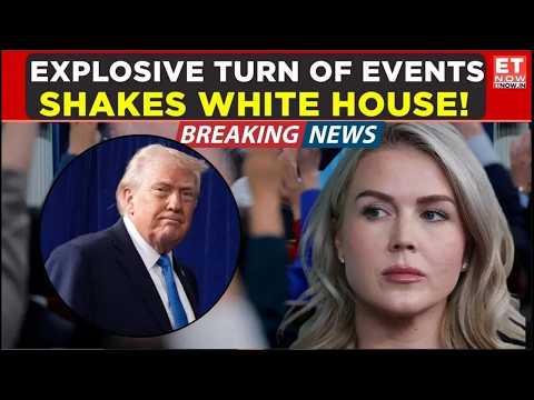 White House Shaken As Karoline Snaps, Fiery Outburst Sparks Chaos & Massive Conflict | US News