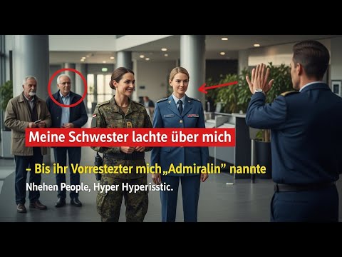 Meine Schwester lachte über mich – bis ihr Vorgesetzter mich „Admiralin“ nannte