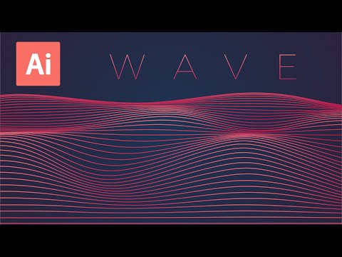 Dynamic Line Wave | Adobe Illustrator Tutorial