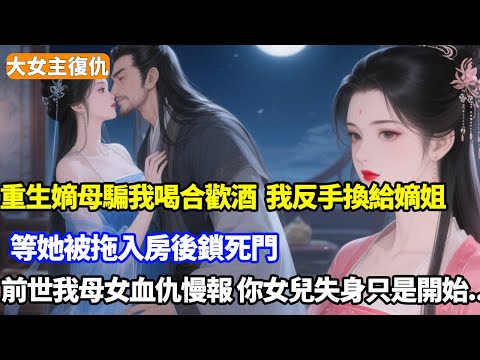 重生嫡母騙我喝合歡酒，我反手換給嫡姐，等她被拖入房後鎖死門，前世我母女血仇慢慢報，你女兒失身只是開始