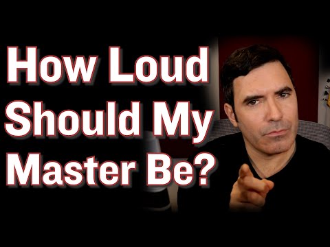 Loudness Targets for Mastering (...It's not what the streaming services tell you.)