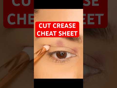 Here’s YOUR Cut Crease Cheat Sheet for hooded eyes (Easy Makeup)!