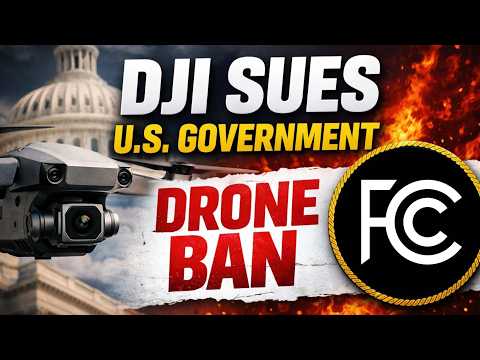 DJI sues FCC in new Lawsuit over US DJI Drone Ban‼️-🚨 !!!