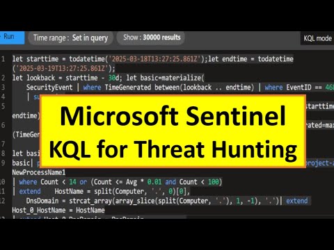 Threat Hunting in Microsoft Sentinel | KQL, Hunting Queries & Live Demos | KQL for Threat Hunting