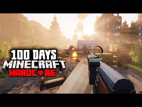 I Spent 100 Days in a Viral Outbreak in Hardcore Minecraft