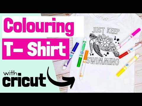 How To Make A Colouring Book T-shirts With Cricut