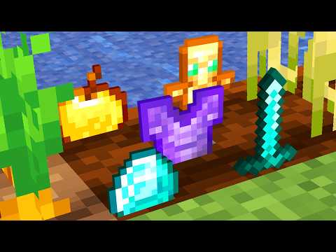 Minecraft, But You Grow OP Items...