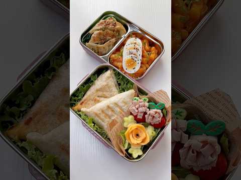 ASMRπ§Let's Make My Bentoππ―#lunchbox #asmr #food #cooking