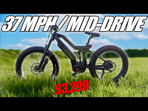 This MID-DRIVE MOTOR E–BIKE is a BEAST