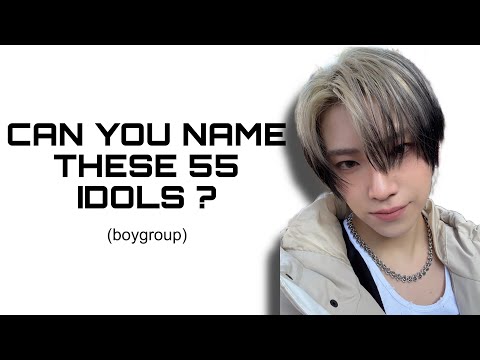 [KPOP GAME] CAN YOU NAME THESE 55 MALE IDOLS ?