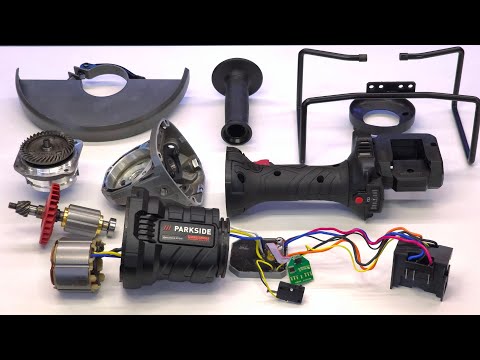 PARKSIDE PWSAP 40-Li A1 Angle Grinder Power Test and Teardown