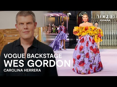Wes Gordon: así diseñó la colección madrileña de Carolina Herrera | Vogue Backstage | VOGUE España