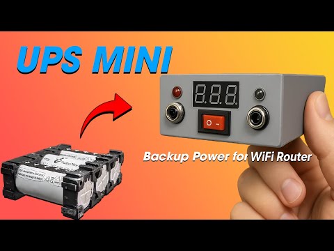 DIY 12V Mini UPS | Backup Power for WiFi Router