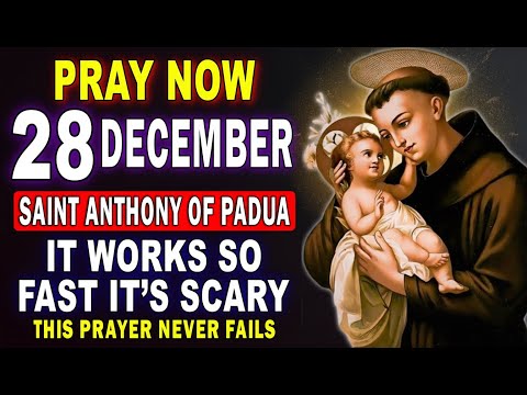💖POWERFUL PRAYER TO RECEIVE AN URGENT MIRACLE - SAINT ANTHONY OF PADUA🙏