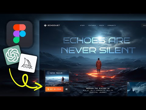 I Made This Crazy Website Using Only Figma and AI!