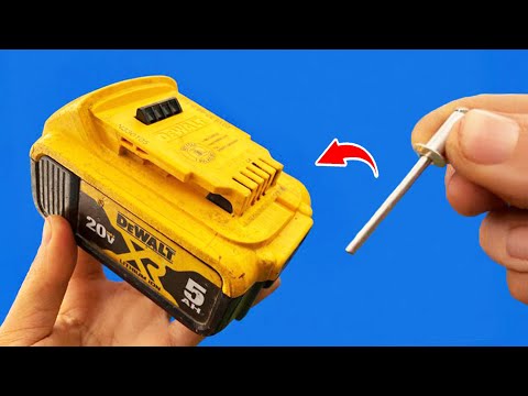 🔋Never Buy Drill Batteries Again! Use a Rivet and Watch What Happens!😱