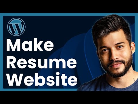 How To Make A Resume Website With WordPress (Step-by-Step WordPress Tutorial)