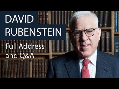 David Rubenstein | Full Address and Q&A | Oxford Union