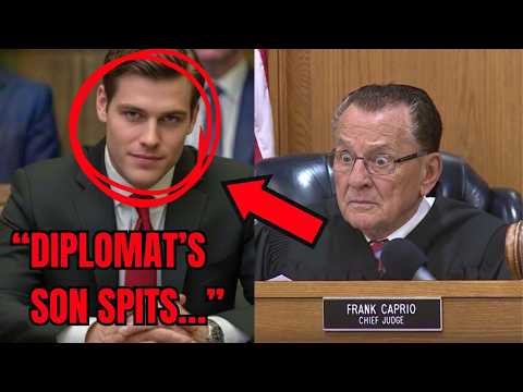 'You Work For Me!' Diplomat's Son Spits at Officer — Judge Revokes His Immunity