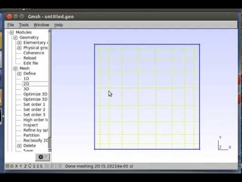 Making Meshes for OpenFOAM with Gmsh, Part 0: Basic Scripting and Structured Mesh