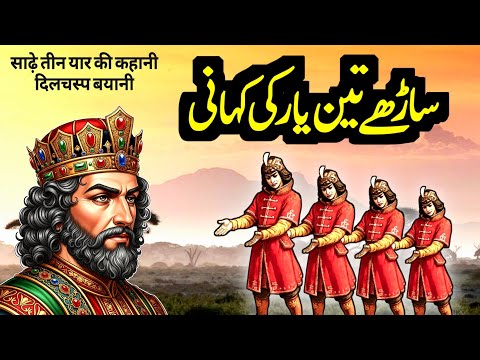 Sadhe Teen Yaar Ki Kahani | Chaar Doston Ka Hairat Angez Qissa | Urdu Moral Story